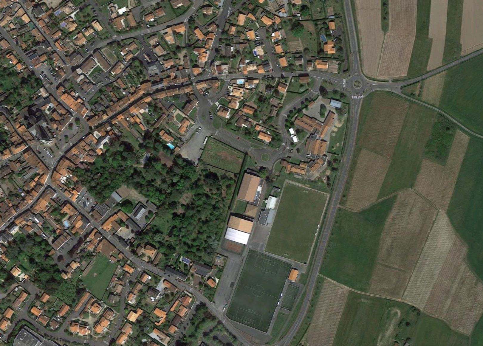 photo aérienne - Loire divatte